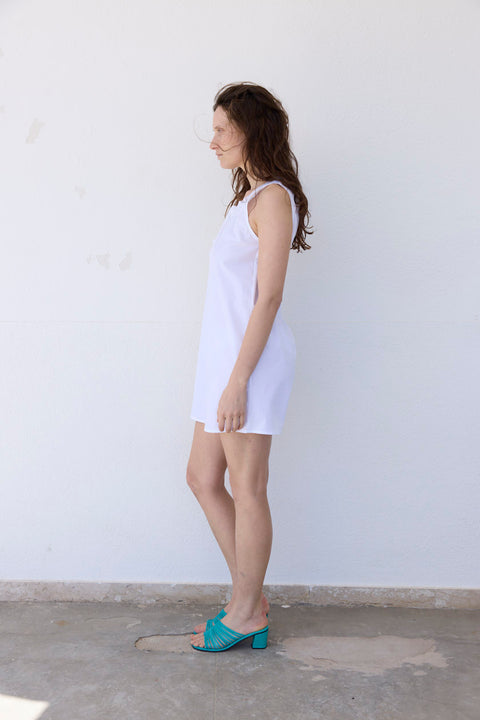 Broderie Mini Dress