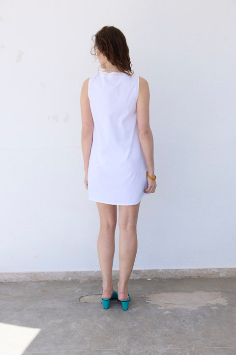Broderie Mini Dress