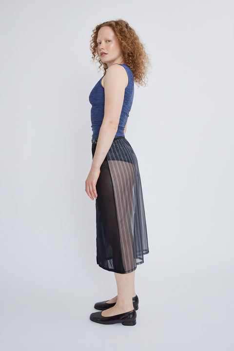 Stripe Slip Skirt