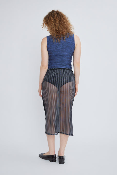 Stripe Slip Skirt