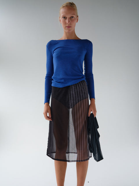 Stripe Slip Skirt