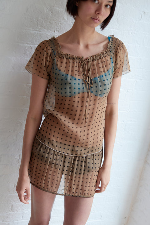Nonna Polka Top