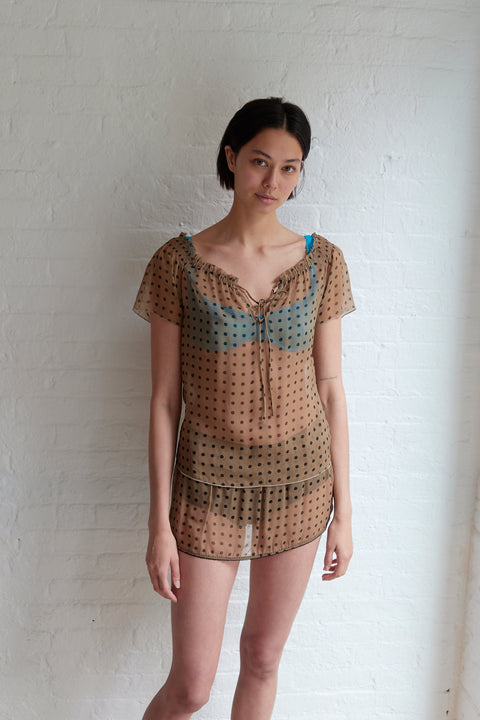 Nonna Polka Top