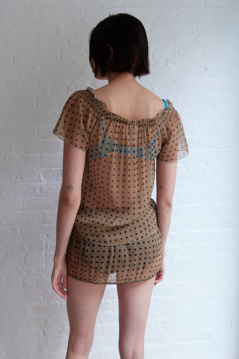 Nonna Polka Top