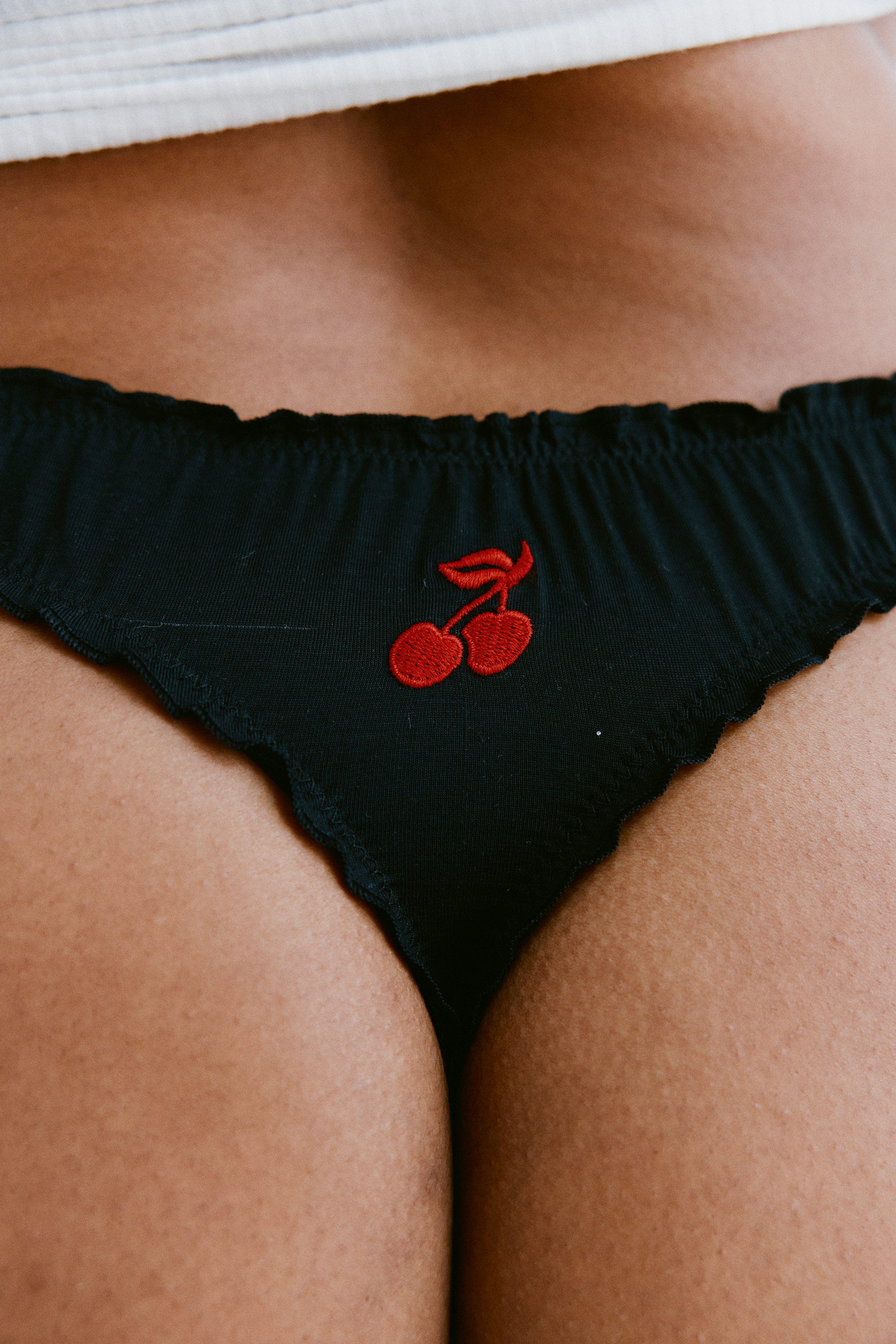 Black Cherry Thong