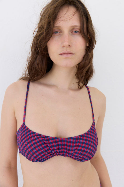 Radicchio Bikini Top