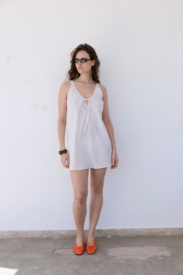 Trattoria Check Dress