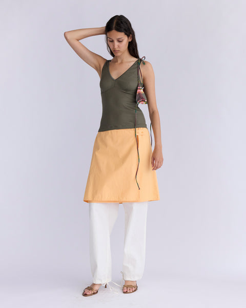 Apron Midi Skirt