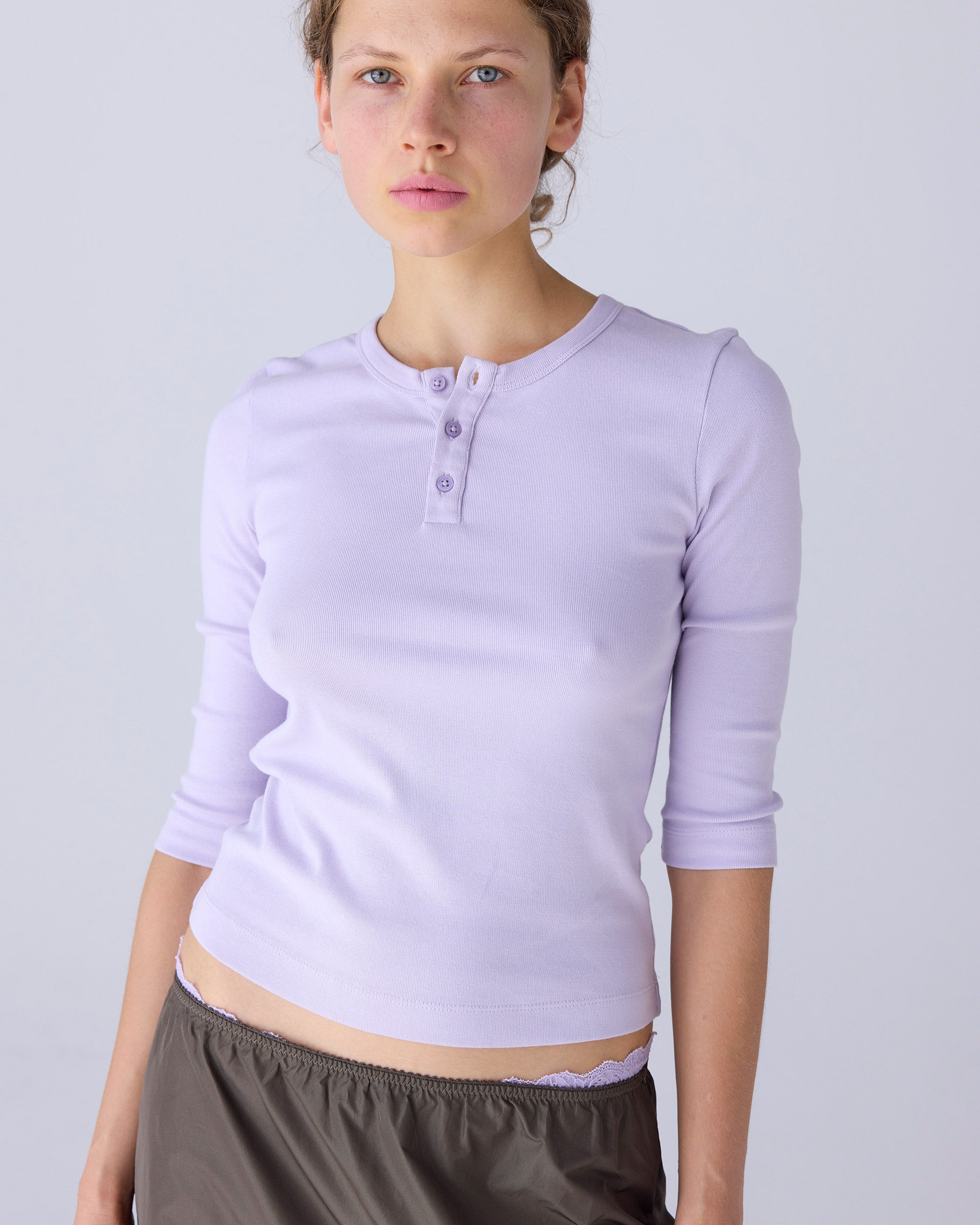 Grape Henley Tee