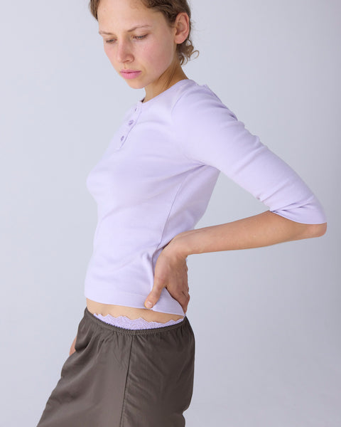Grape Henley Tee