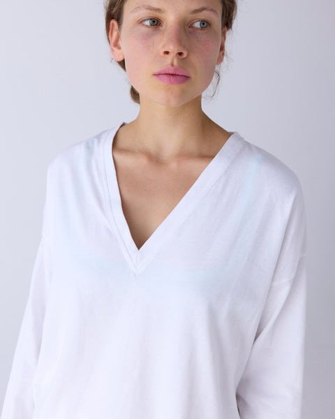 Deep V Long Sleeve