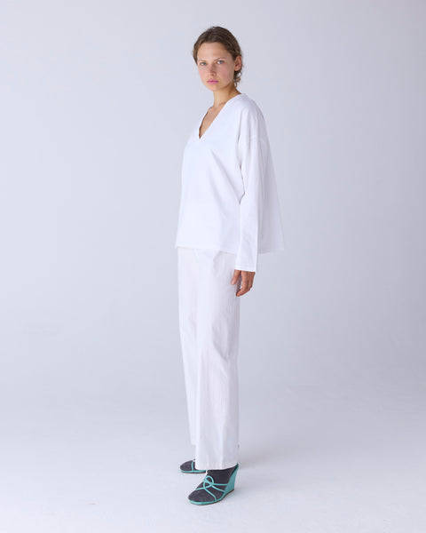 Deep V Long Sleeve