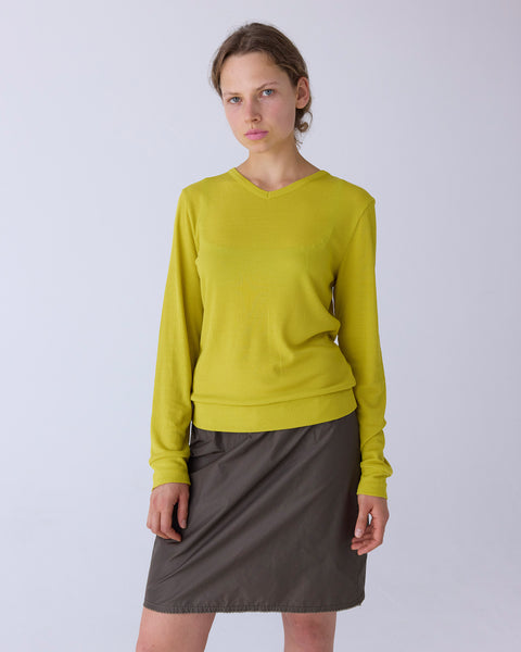 Rib V-Neck