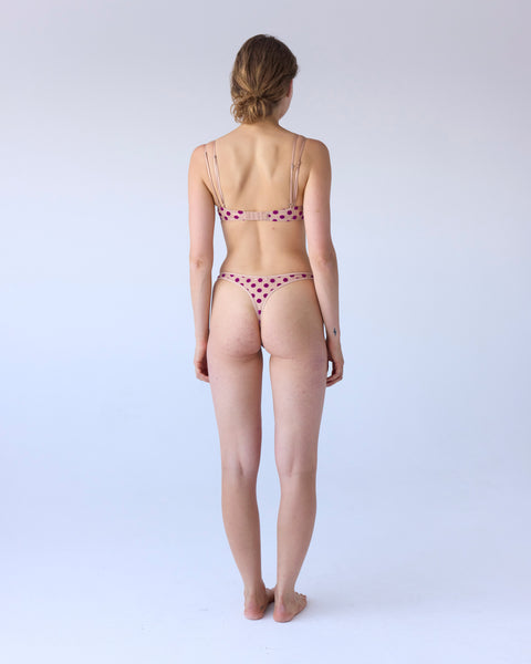 Polka Flock Thong