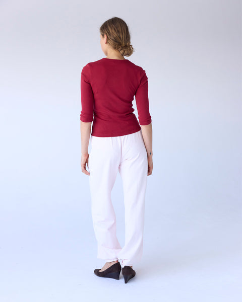 Berry Henley Tee