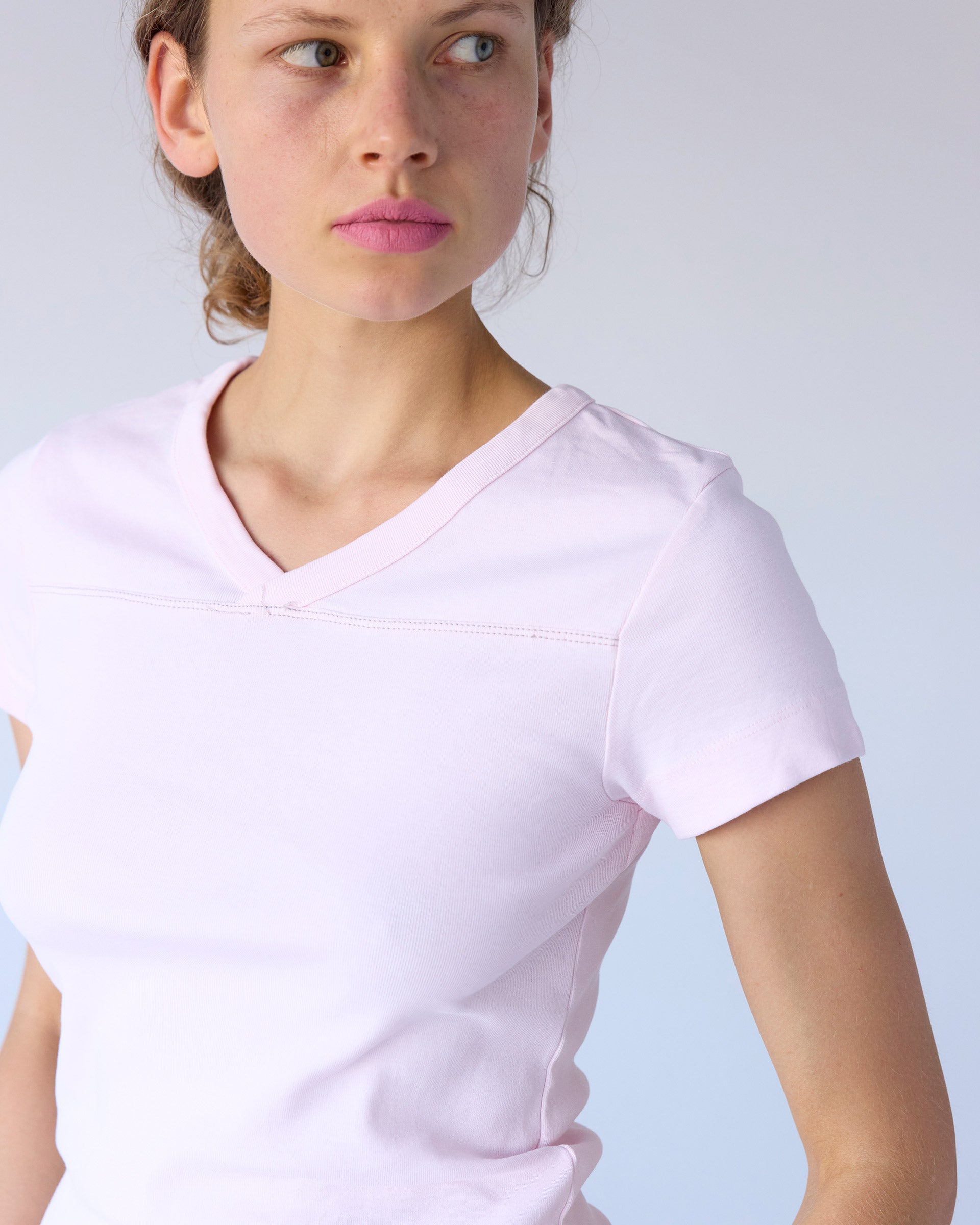 Rhubarb V-Neck Tee