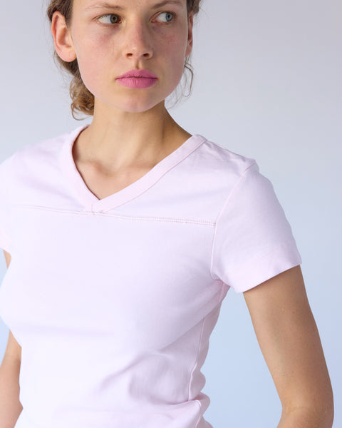 Rhubarb V-Neck Tee