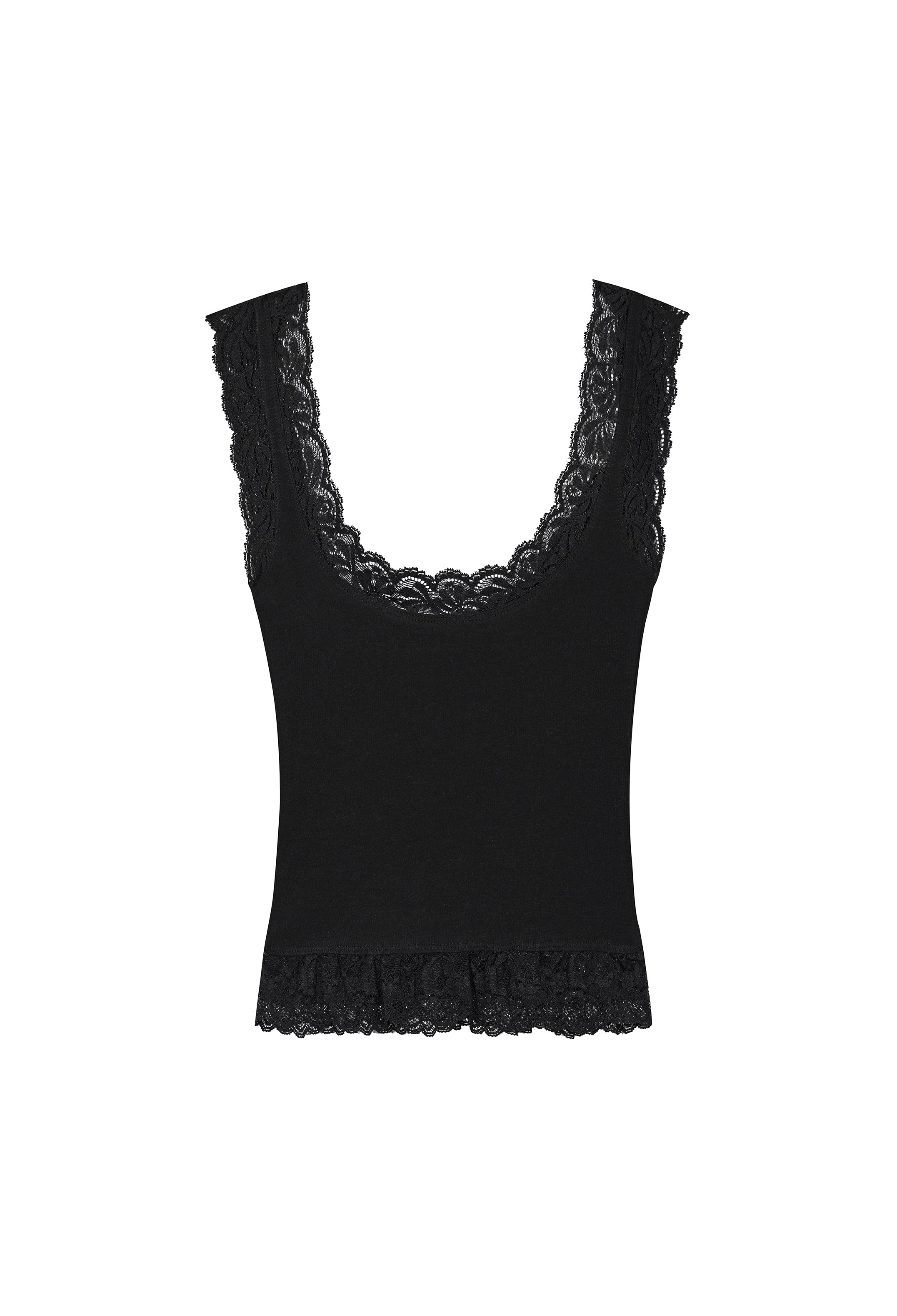 Black Lace Vest