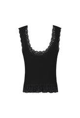 Black Lace Vest