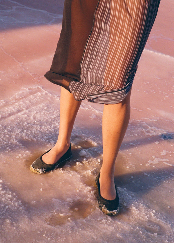 Stripe Slip Skirt