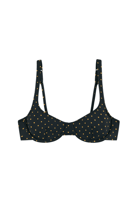 Celine Polka Bikini Top