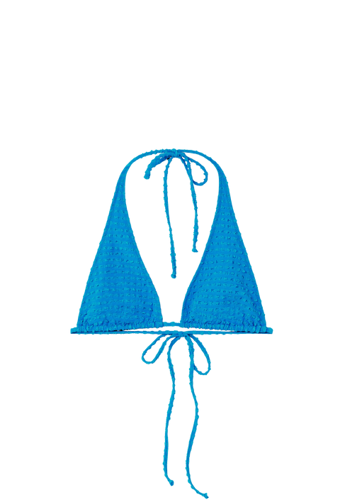 Cyan Bikini Top