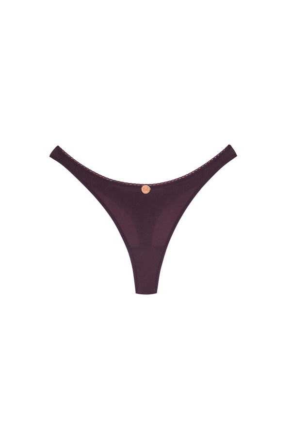 Dusty Plum Thong