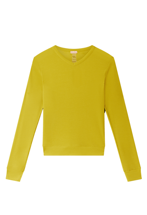 Rib V-Neck