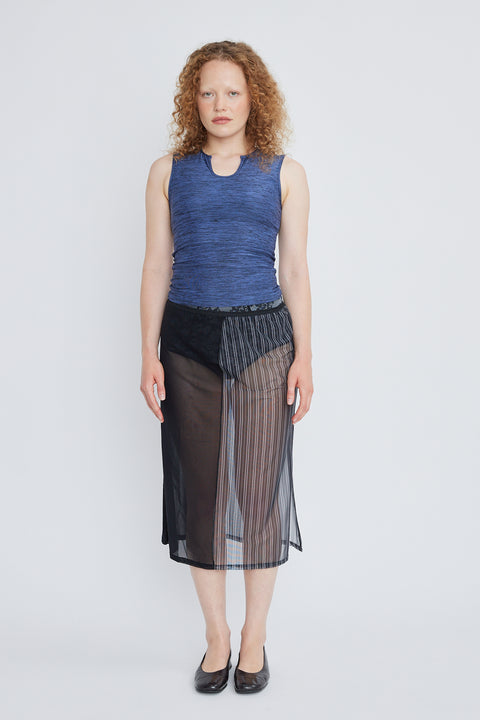 Stripe Slip Skirt