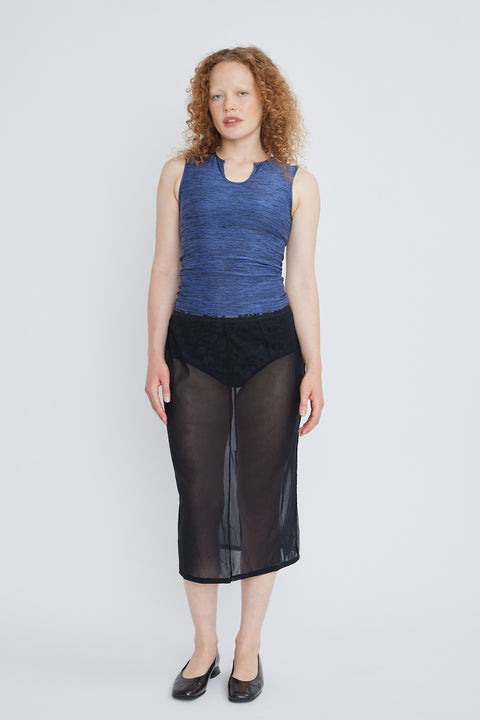 Stripe Slip Skirt