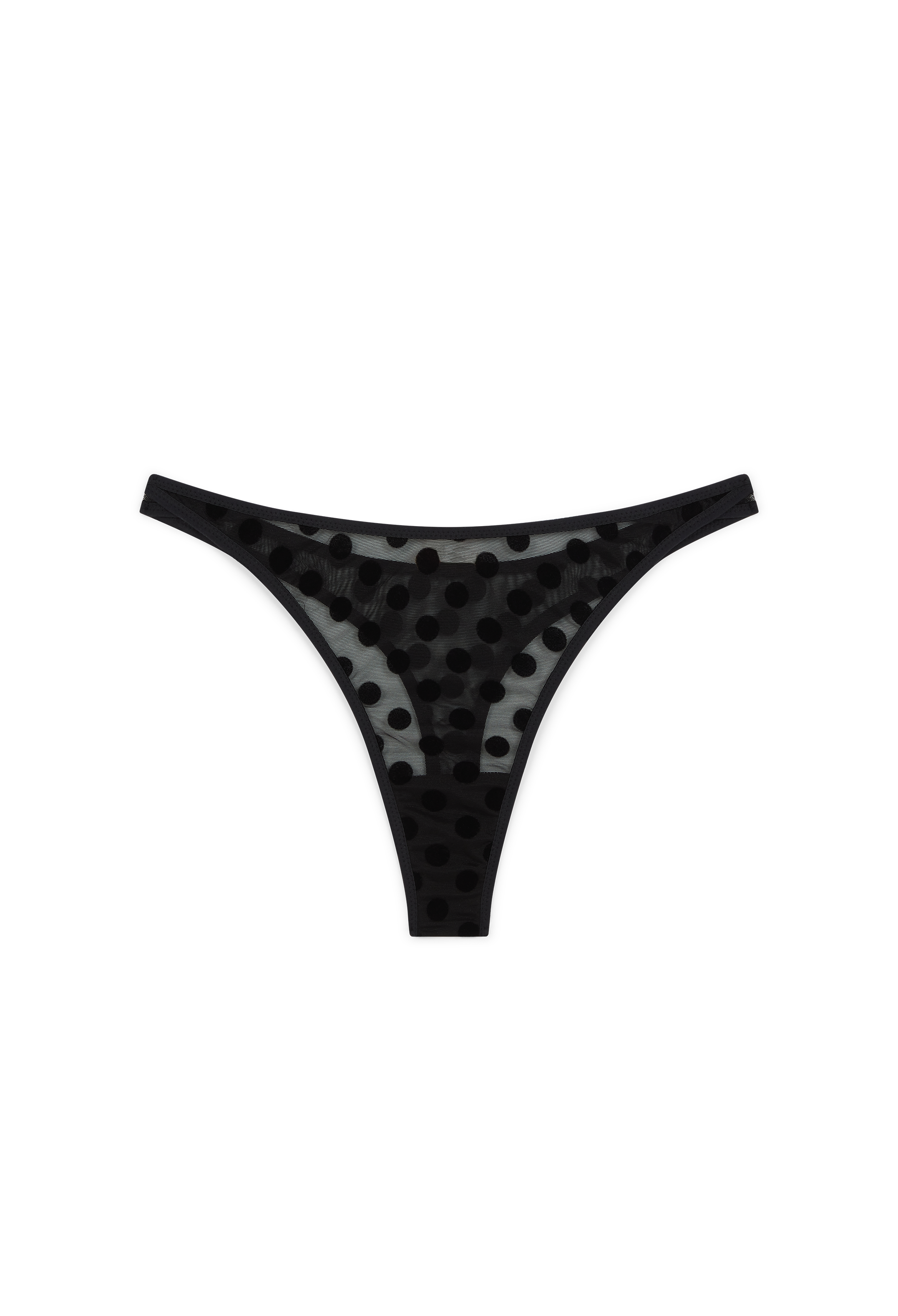 Polka Flock Thong