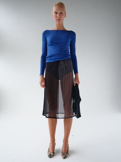 Stripe Slip Skirt
