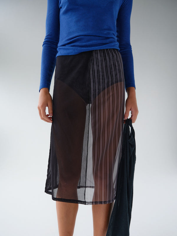 Stripe Slip Skirt