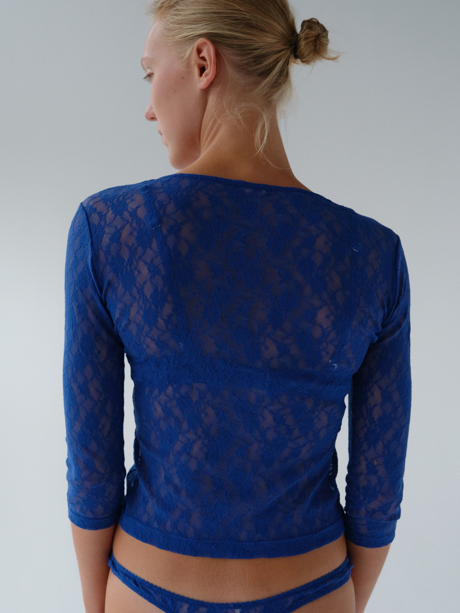Lace Moss Wrap Top