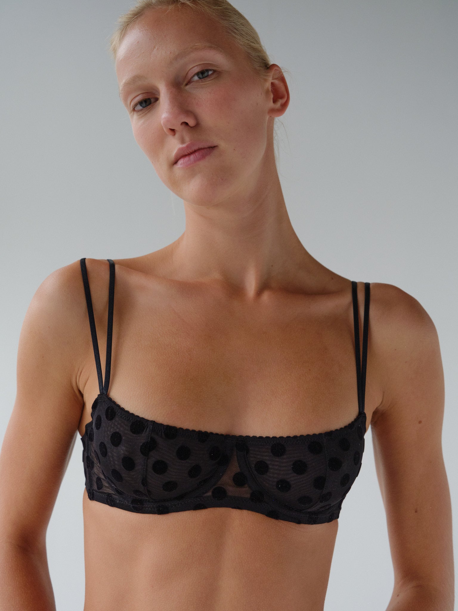 Polka Flock Bra