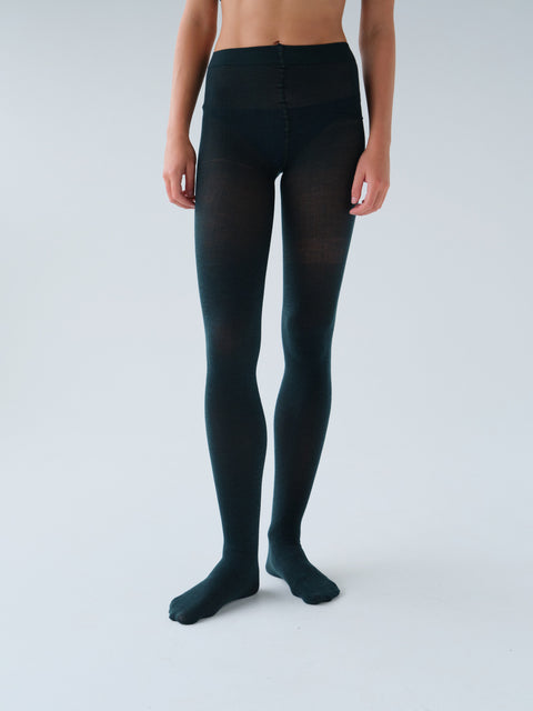 Ylva Fishbone Wool Tights