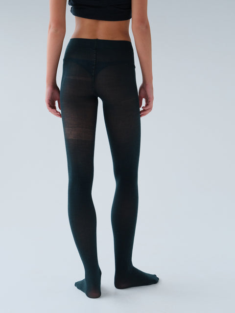 Ylva Fishbone Wool Tights
