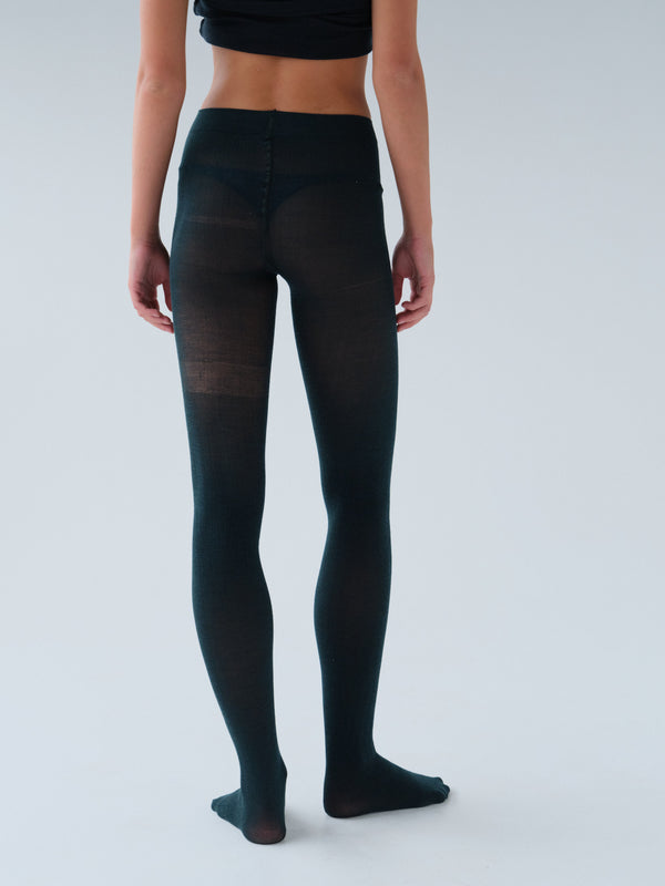 Ylva Fishbone Wool Tights