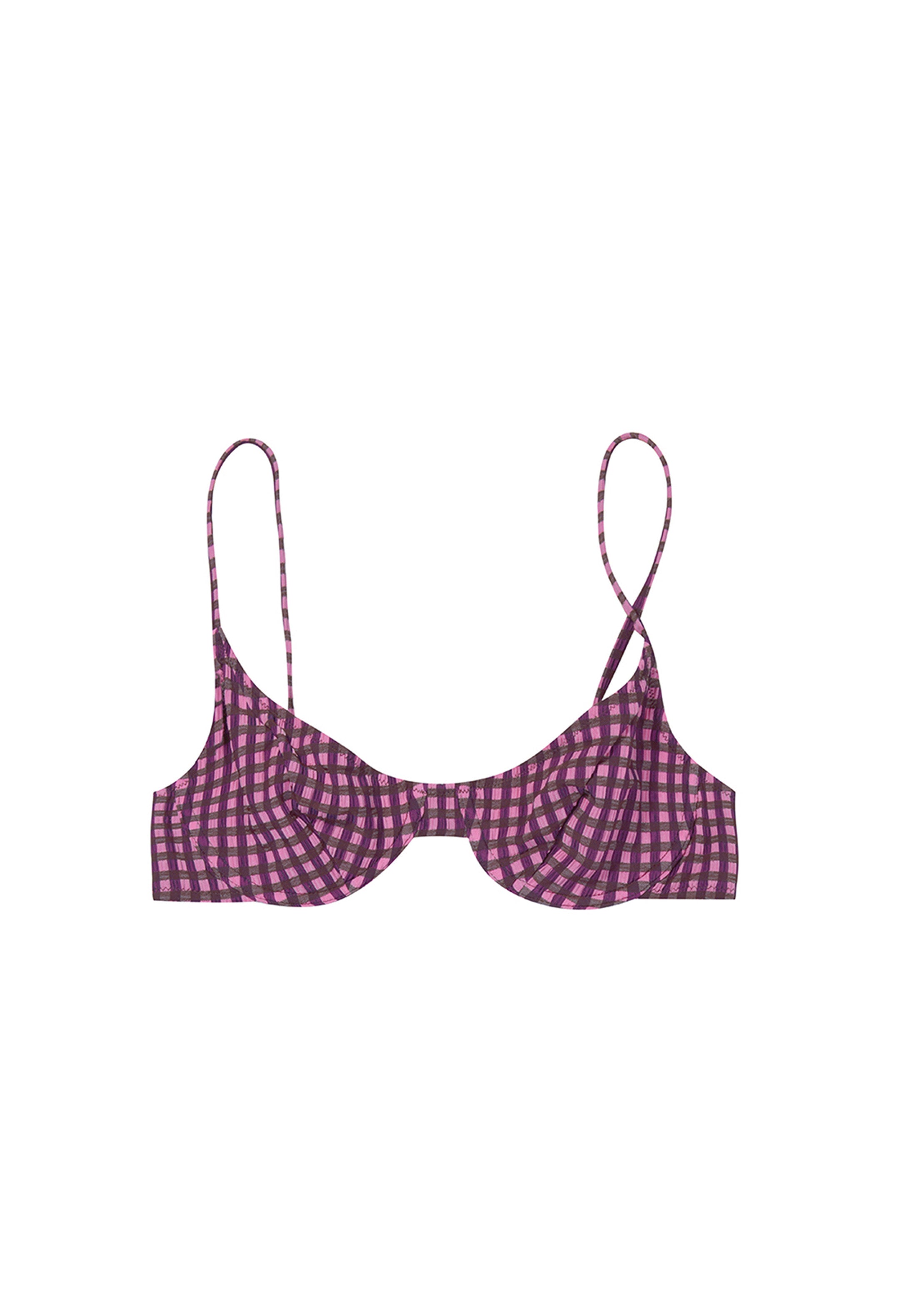 Grape Zoe Bikini Top