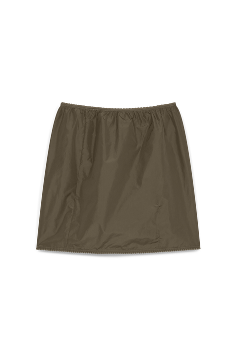 Khaki Midi Skirt