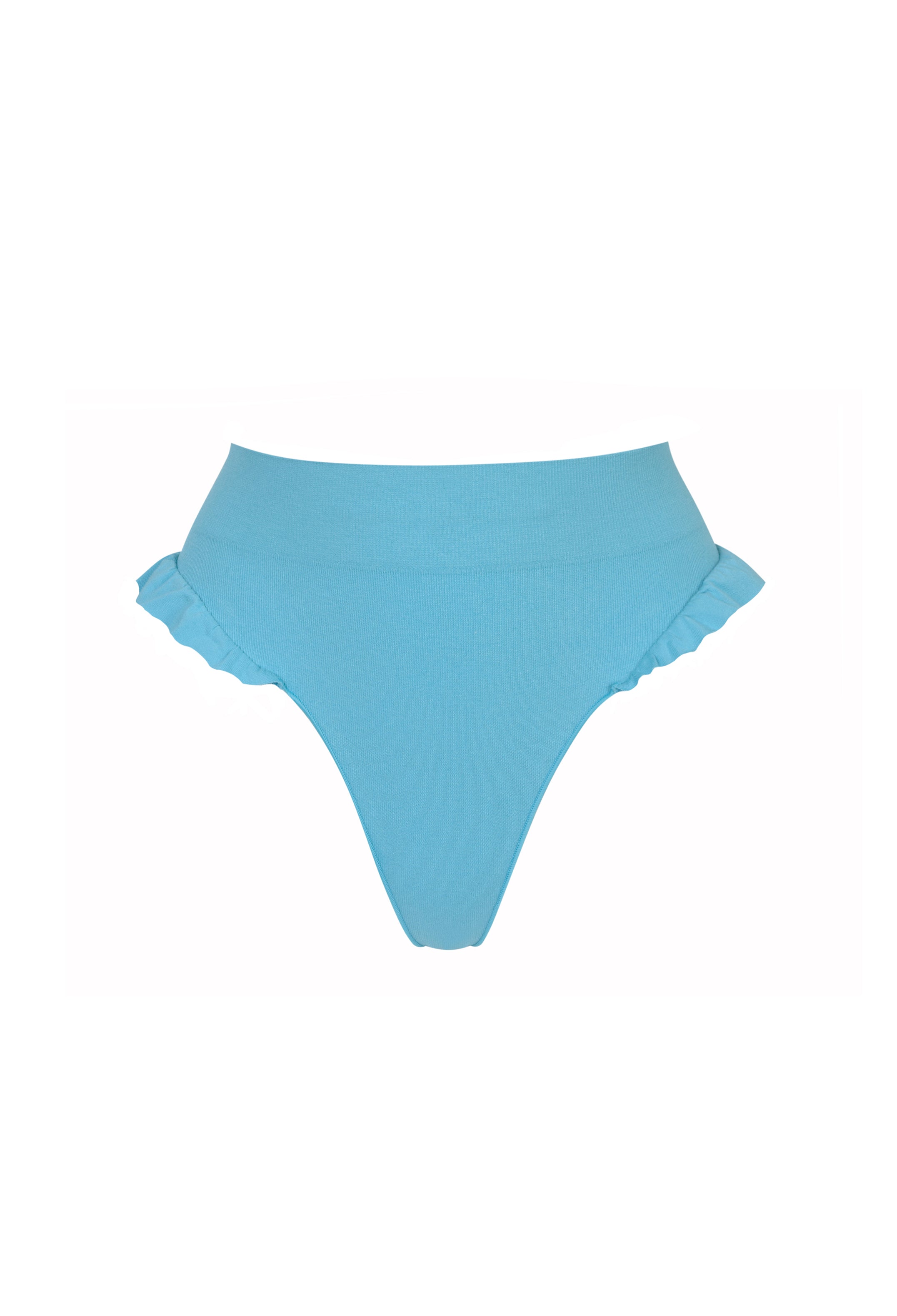 Ocean Blue Seamless Thong