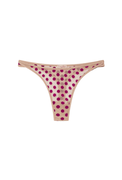 Polka Flock Thong