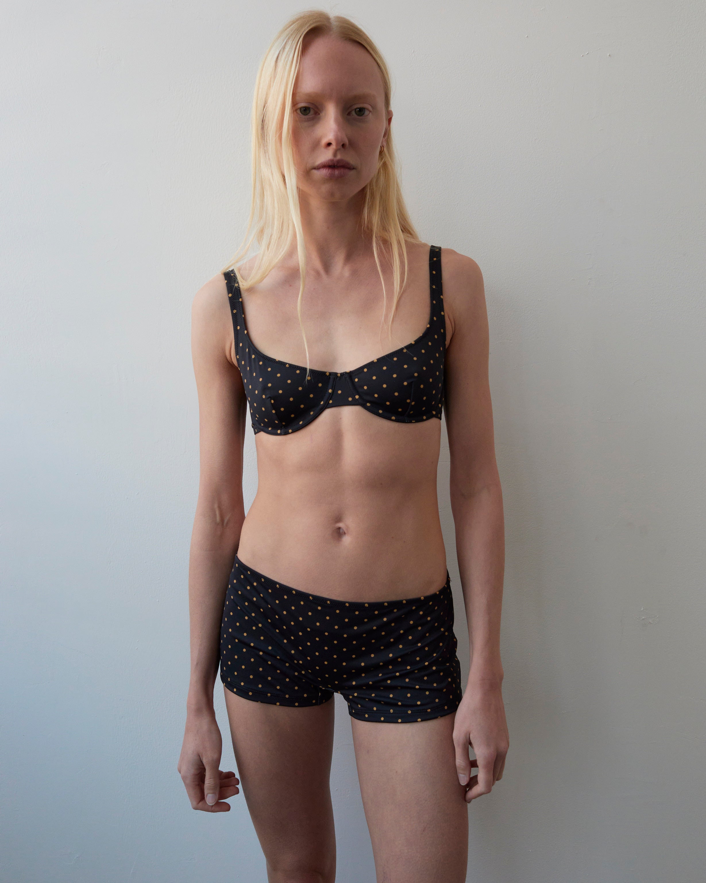 Celine Polka Swim Shortie