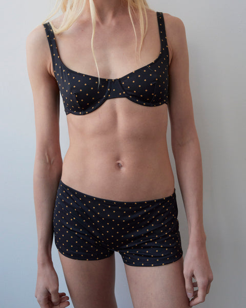 Celine Polka Swim Shortie