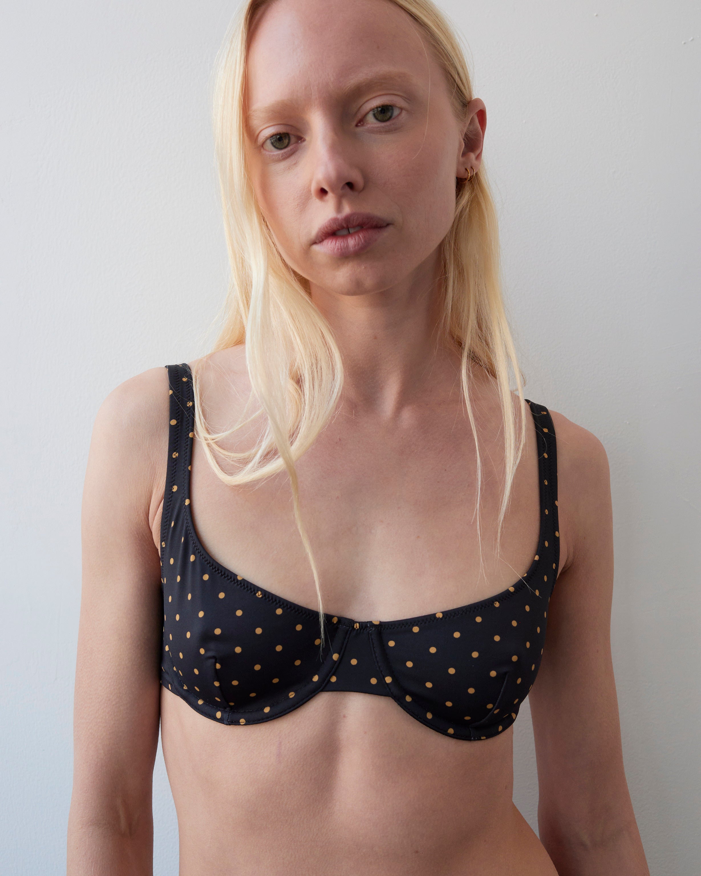 Celine Polka Bikini Top