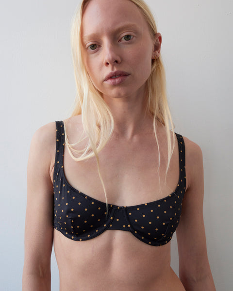 Celine Polka Bikini Top