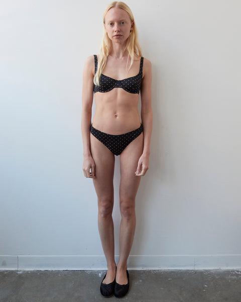 Celine Polka Bikini Top