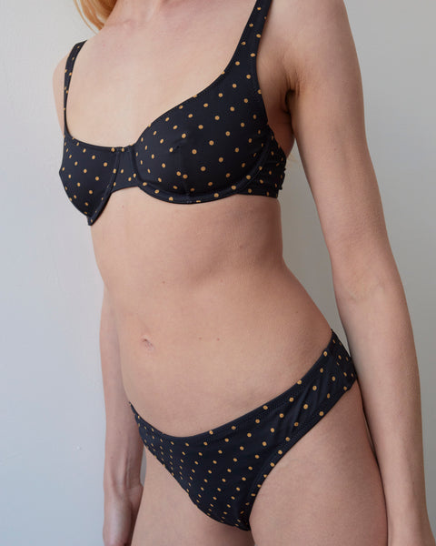 Celine Polka Bikini Bottom
