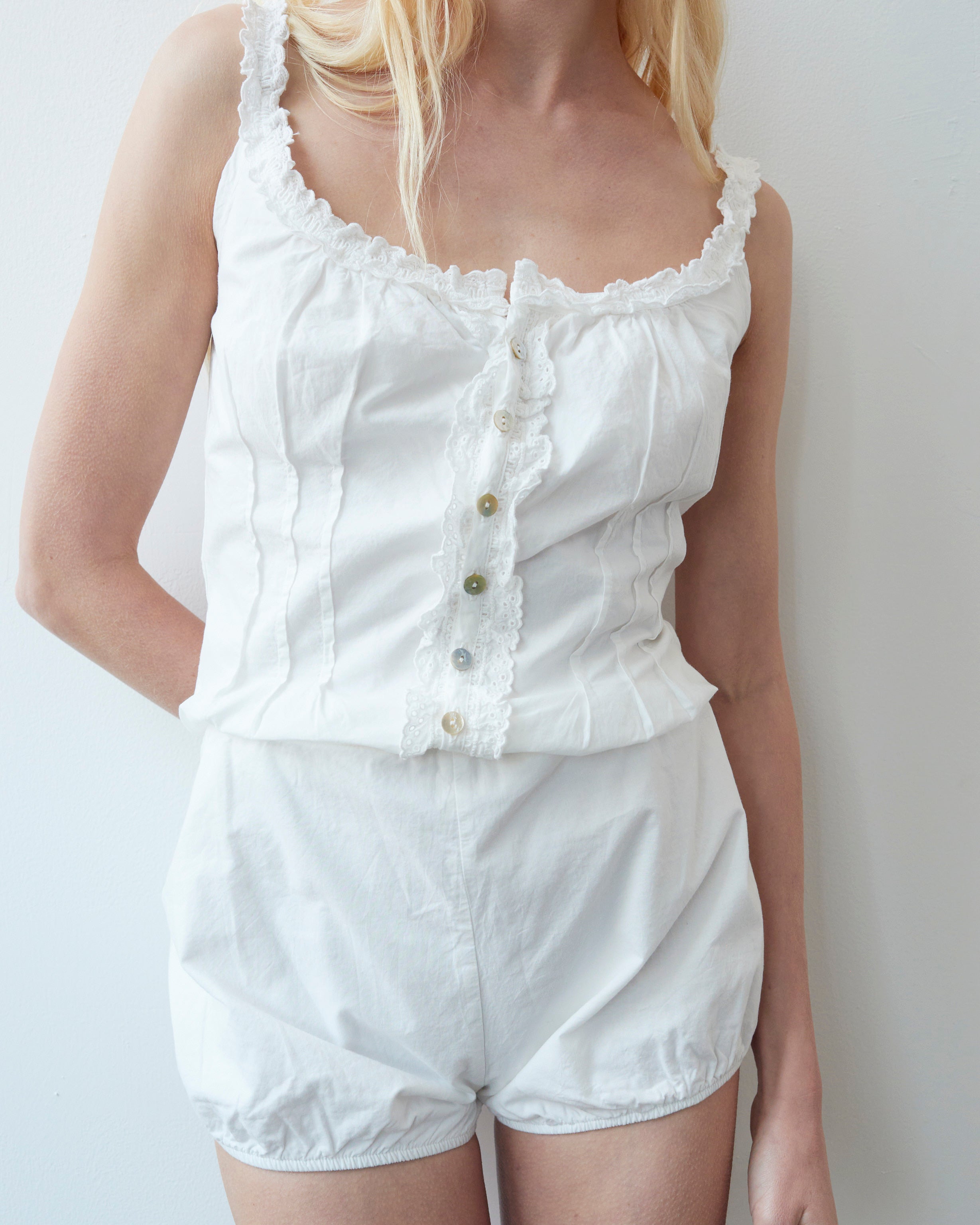Broderie Romper