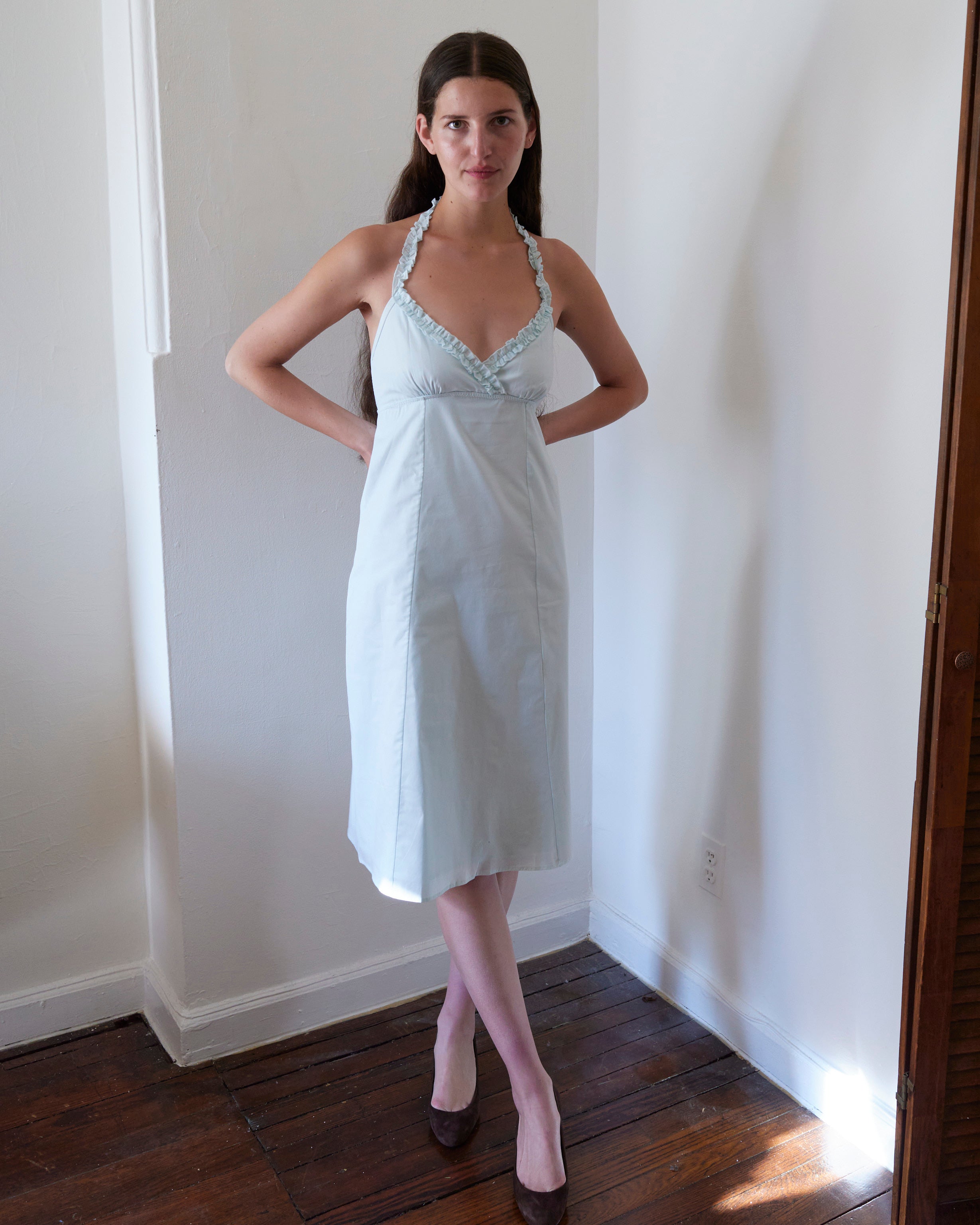 Sky Halter Dress